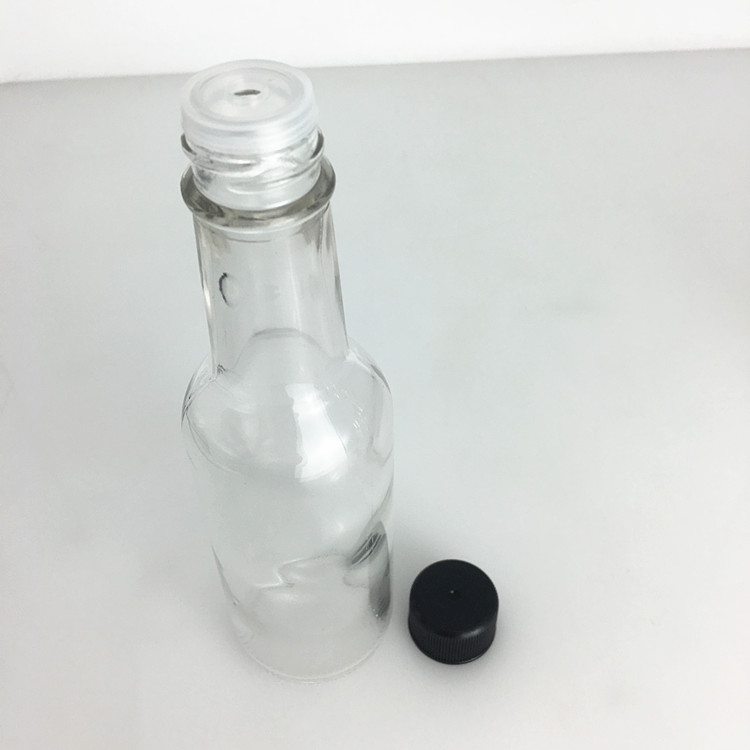 150ml 180ml 250ml Bulk chili sauce glass bottle, glass hot sauce bottle