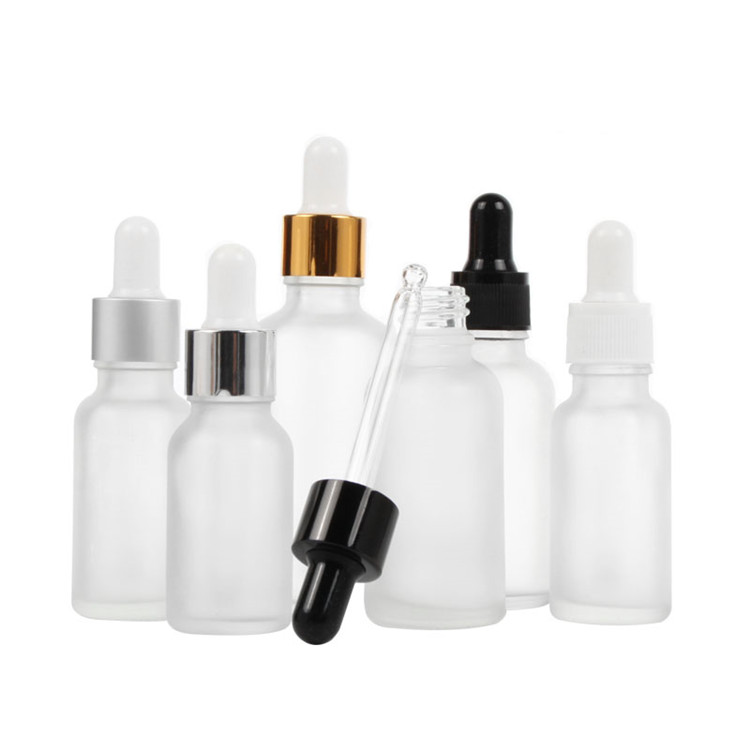 5ml-100ml glass bottles for essential oil with dropper lid