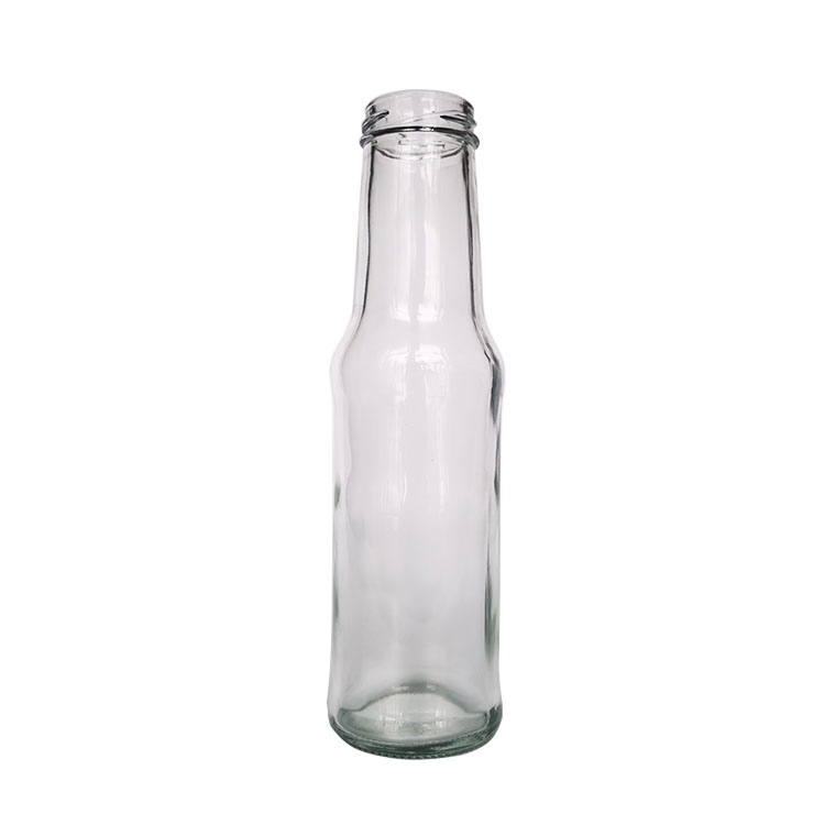 250 ml glass juice bottle with metal cap