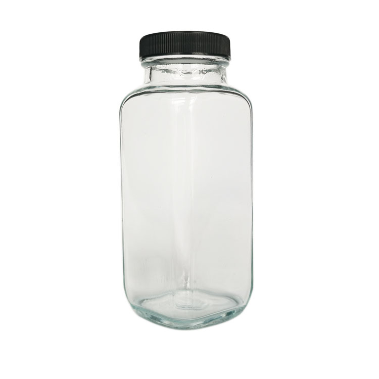 250 ml 350 ml 500 ml square glass bottle