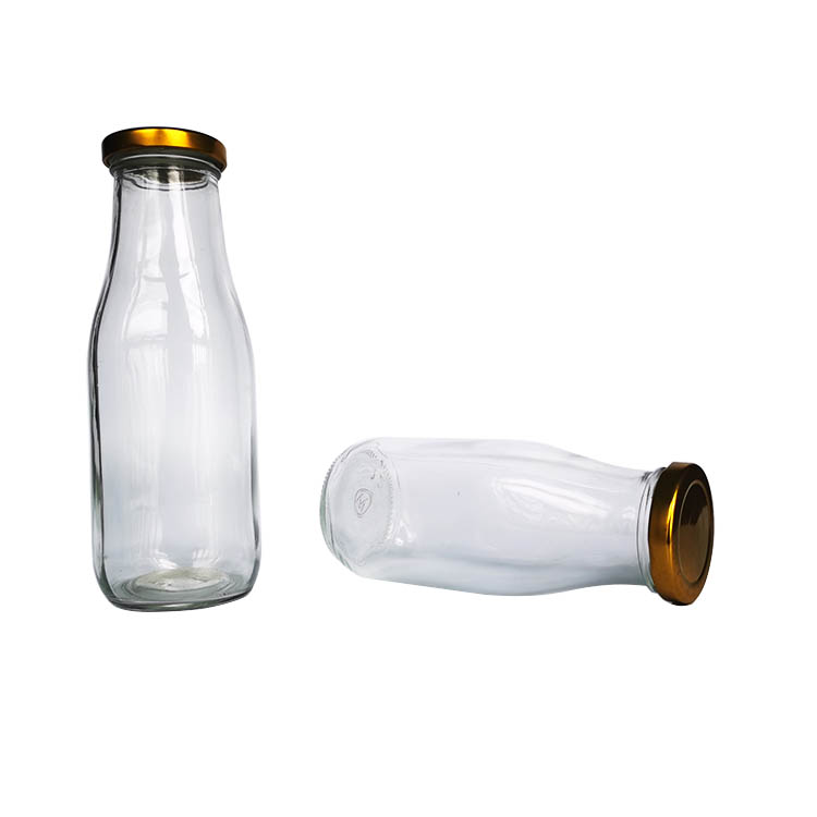 High Quality Wholesale 300 ml400ml Lead Free Glass Beverage Bottles Customized Logo