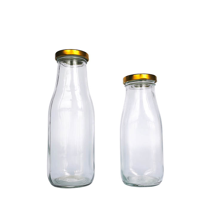 High Quality Wholesale 300 ml400ml Lead Free Glass Beverage Bottles Customized Logo