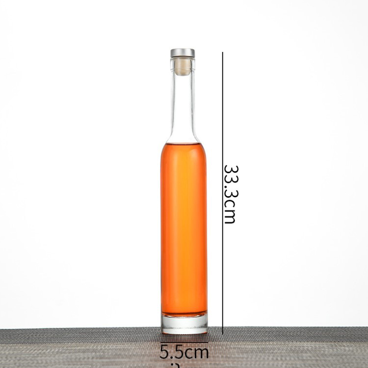 Hot sale 200ml 375ml500ml750ml ice wine bottle with cork