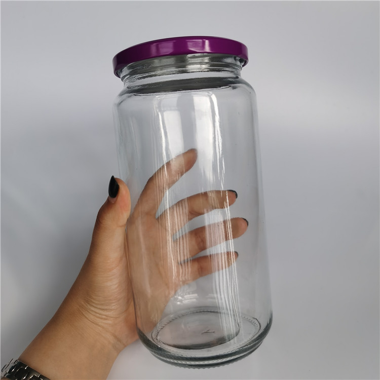 32oz large glass poickles jar in bulk with screw top lid wholesale in stock