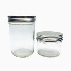 125ml 250ml 4oz 8oz Wide mouth glass mason jar for jam canning food storage