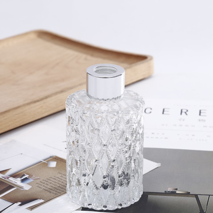 Clear Glass Empty Oil Aroma 120 ml Reed Diffuser Bottle