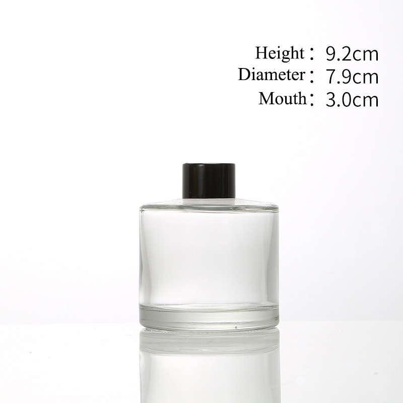 50ml 100ml 150ml 200ml Aroma reed diffuser glass bottle with plastic cap