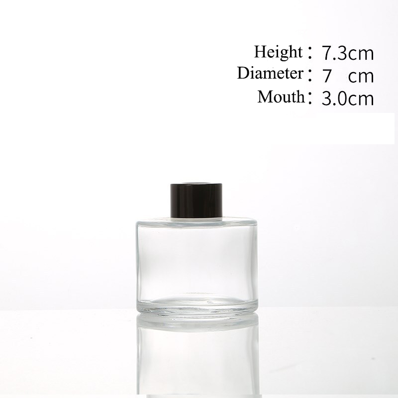 50ml 100ml 150ml 200ml Aroma reed diffuser glass bottle with plastic cap