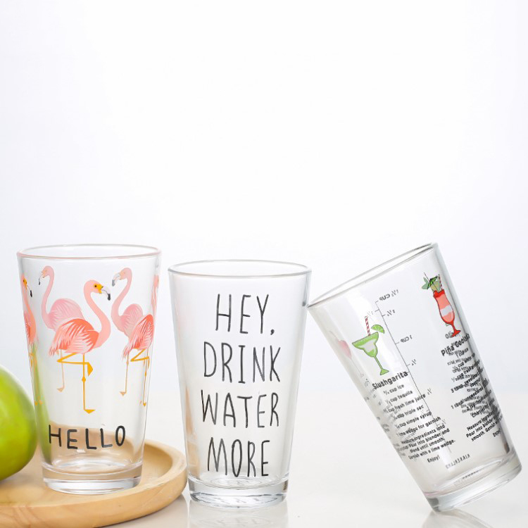 Hot sale 300ml water drinking glass cup