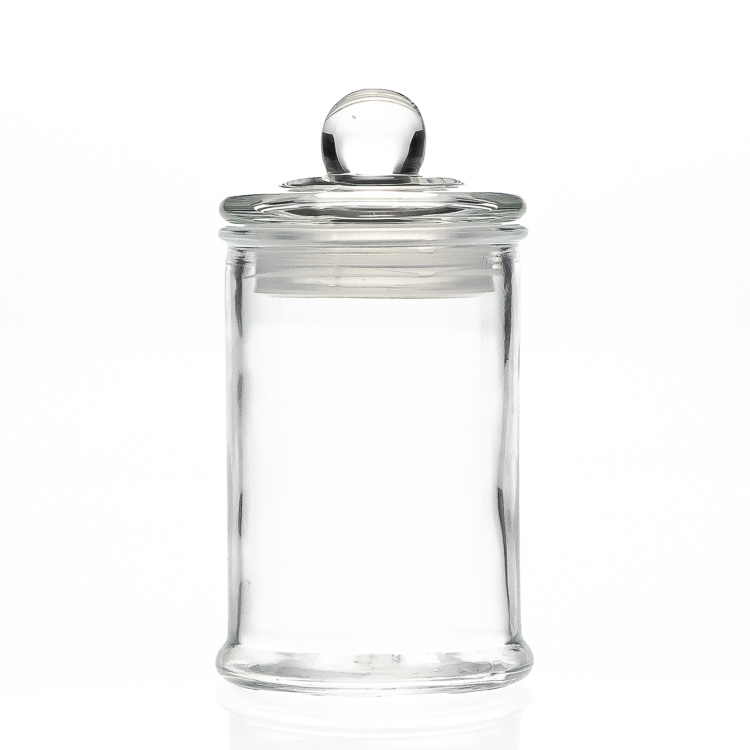 150ml 350ml 750ml food glass jar candy glass jar storage jar with glass lid