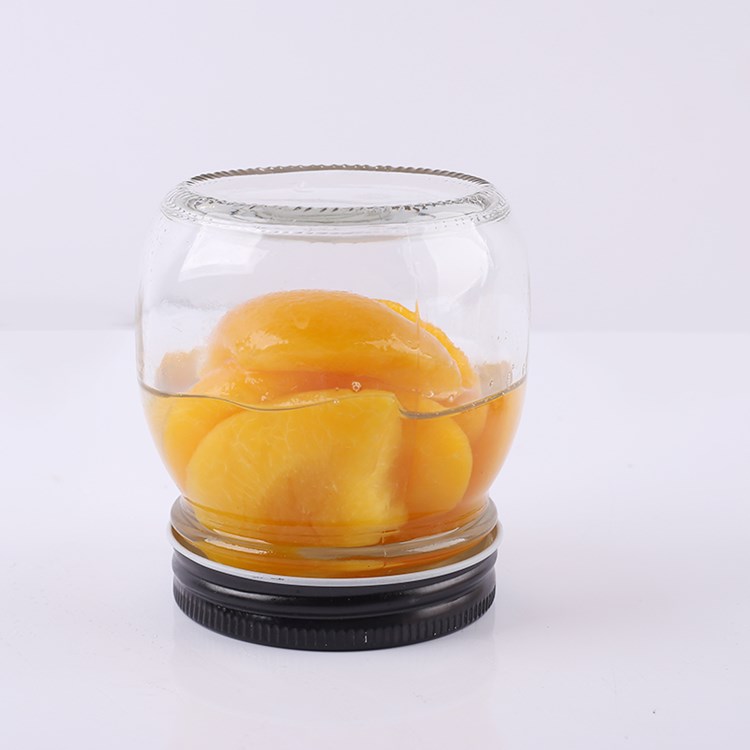 hot sale 250ml 300ml empty glass canning jar for dessert and candy