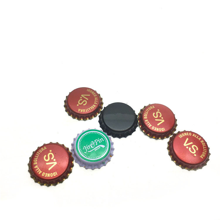 customize 26mm metal crown cap for beer bottle wholesale