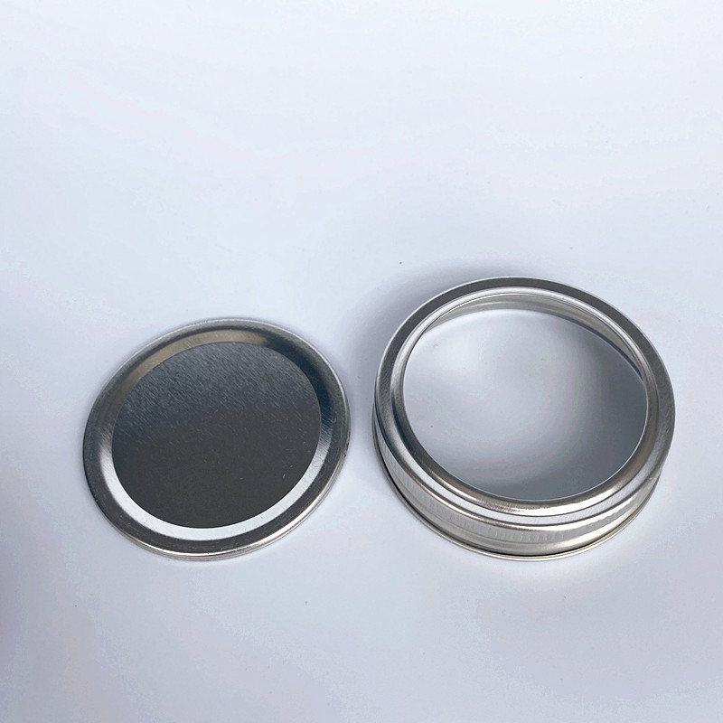 Bpa free regular mouth 70mm metal 2pieces canning mason jar lids wholesale