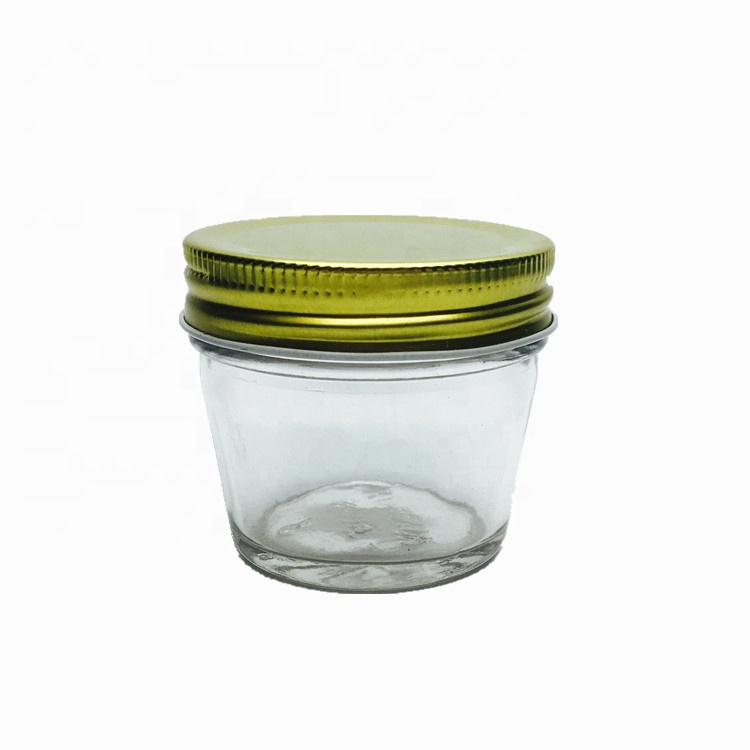 OEM 4oz mini mason jar bulk sealed glass jar for jam honey canning with screw lid