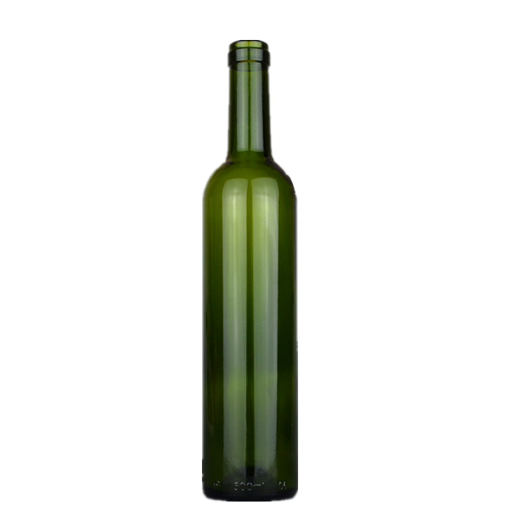 Hot sale 750ml glass liquor bottle wine bottle with cork