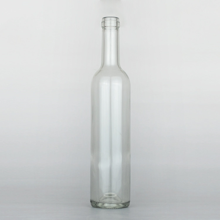 Hot sale 750ml glass liquor bottle wine bottle with cork