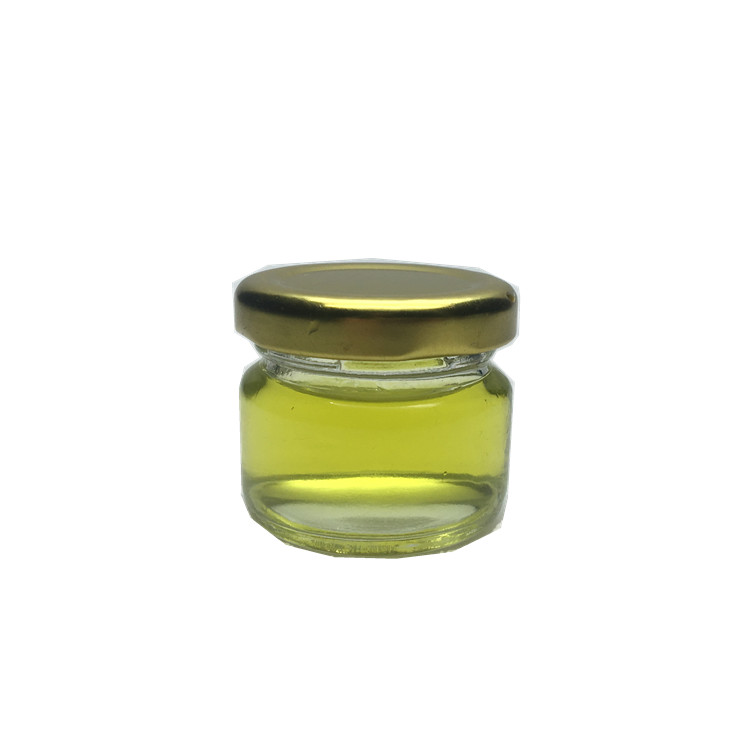 Food grade empty mini 25ml honey jar glass jam jar