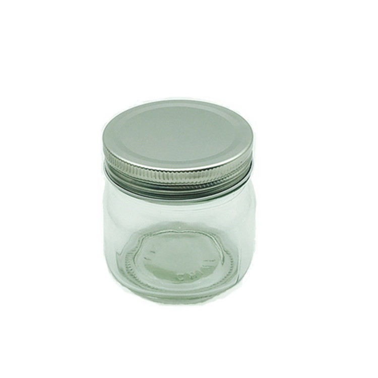 Factory wholesale 250ml 8oz glass mason jar with lids for canning