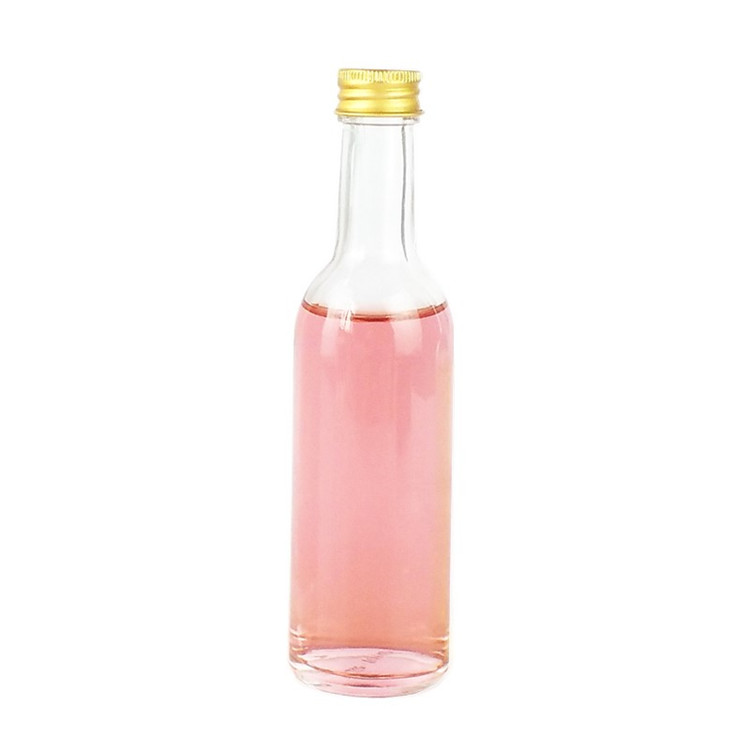 small empty 50ml 100ml 150ml glass liquor bottle with screw cap wholesale