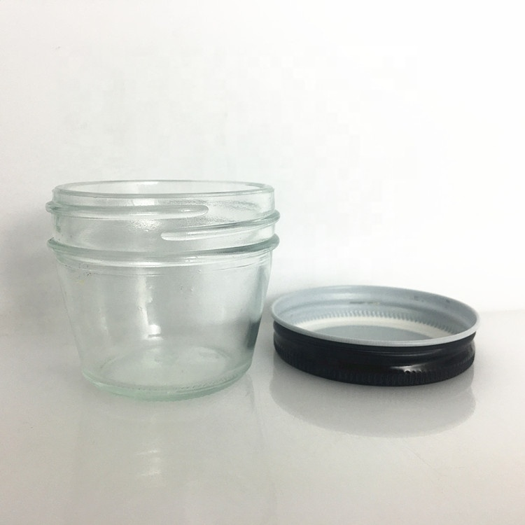 OEM 4oz mini mason jar bulk sealed glass jar for jam honey canning with screw lid