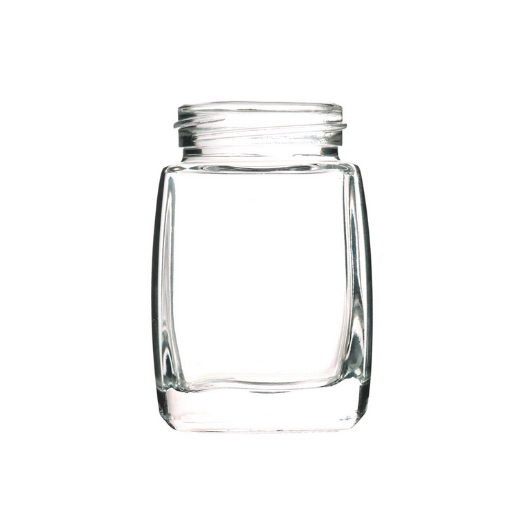 12oz 360ml Square Honey Jar Storage Glass Jar