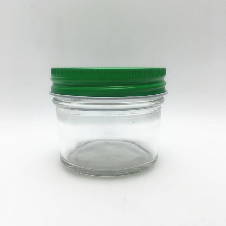 Wholesale 4oz wide mouth mason jars with metal screw lid