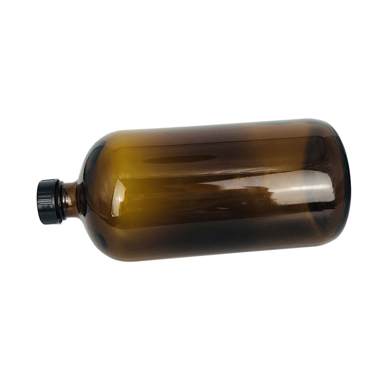 500 ml and 1000 ml Boston rounds glass bottles