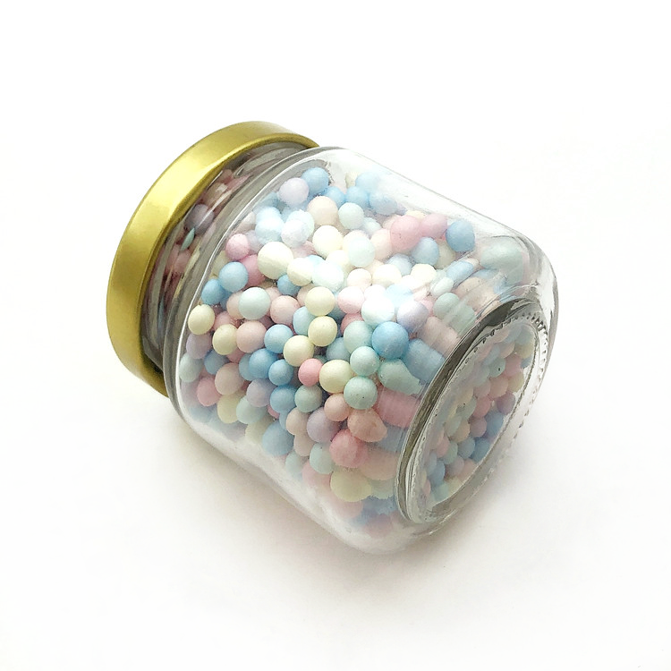 empty 4 oz 100ml round glass jam jar with lid in bulk