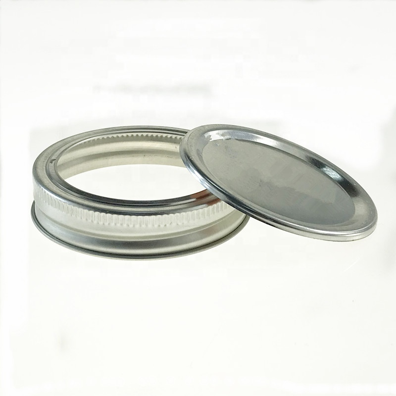 Wholesale 70mm sealing seperate two pieces lids for canning mason jar