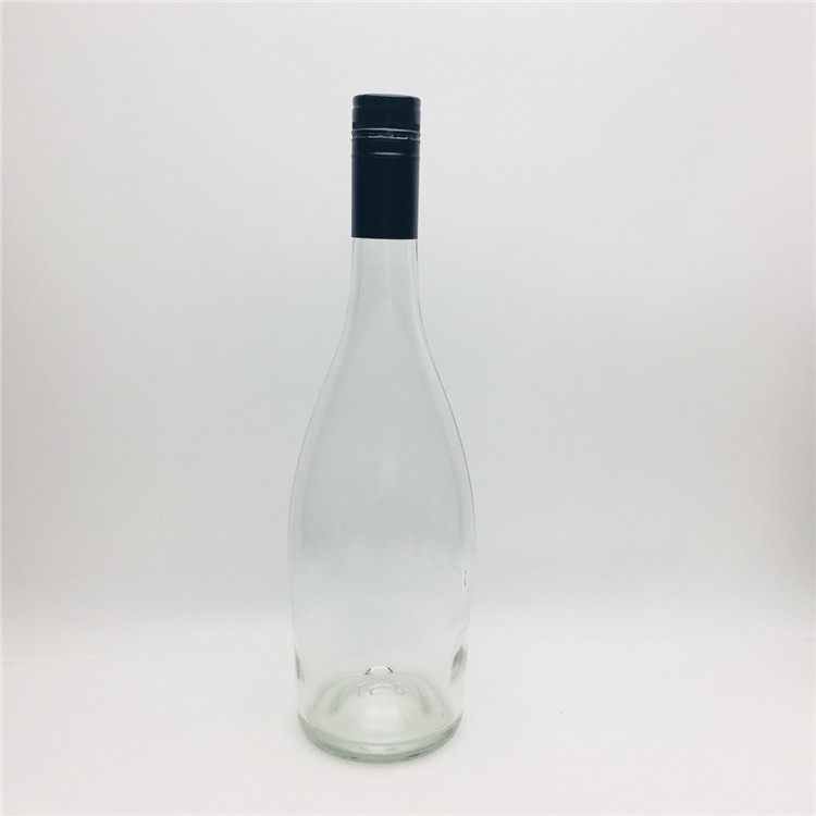 750ml Empty glass wine bottle,glass bottle for whisky/xx rum/ liquor with screw cap