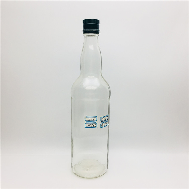 750ml 26oz weight empty wine bottle custom printed for sale