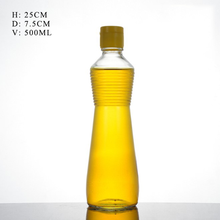 Wholesale 100ml 170ml 220ml 250ml 330ml 500ml  cooking soy oil sauce glass bottle