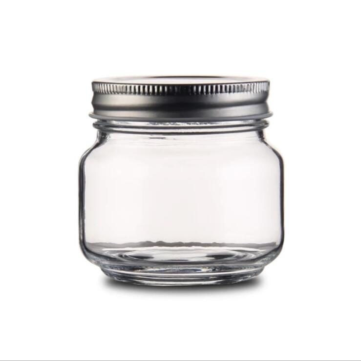 Factory wholesale 250ml 8oz glass mason jar with lids for canning