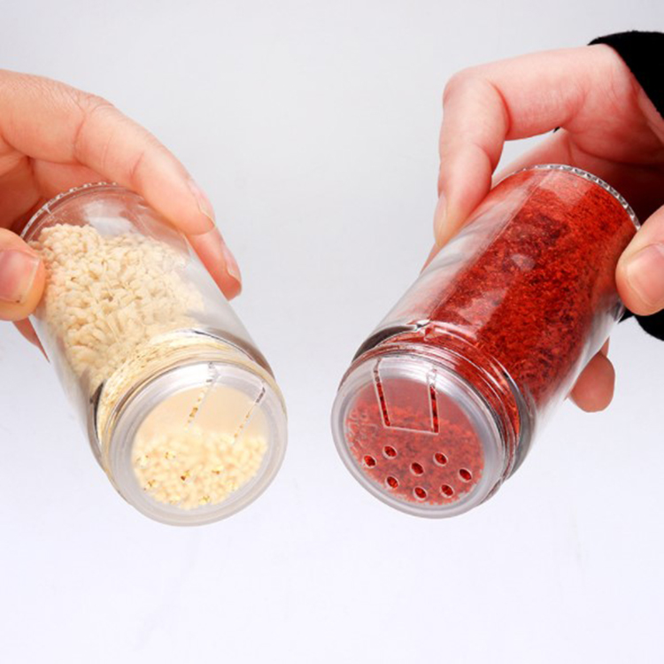 Hot Selling 90ml Glass Spice Bottles/3oz Empty Round Pepper Spice Bottle