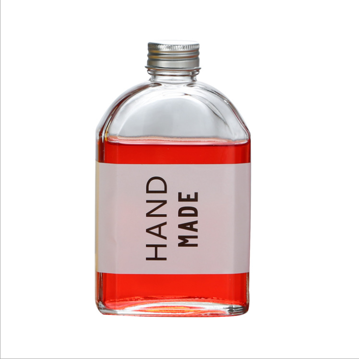 empty 187ml 200ml 250ml 375ml 500ml bulk flat glass wine bottles manufacturers