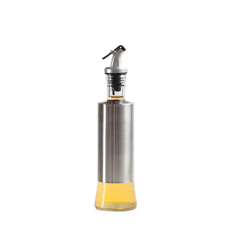 Kitchen Stainless Steel Spice Container Leakproof Olive Oil Cruet Drop Pot & Cooking Oil Bottle &spice bottle