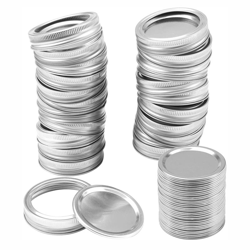 Wholesale 70mm sealing seperate two pieces lids for canning mason jar