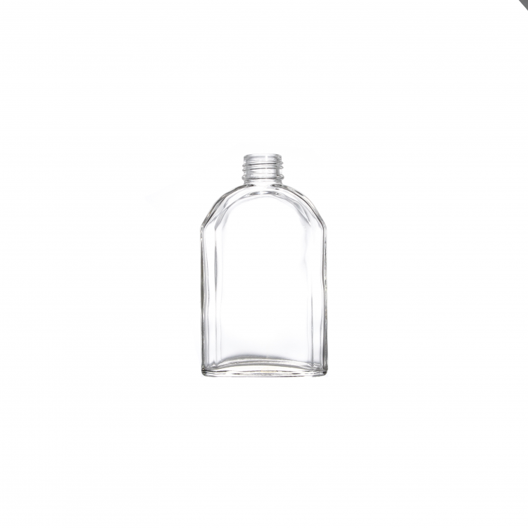 Professional Manufacturer Supplier whiskey bottle 100ml 200ml 250ml Flask Flat Glass Bottle for whisky