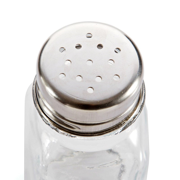 in bulk mini square 70ml spice kitchen glass storage jar with cap and hole