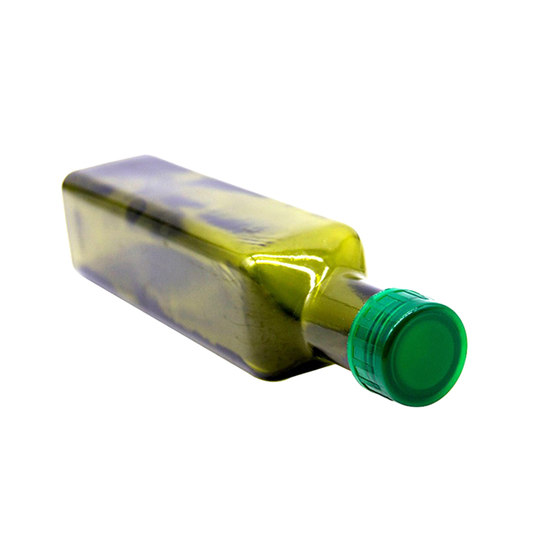 Empty customized 250ml 500ml 750 ml olive oil glass bottle/square olive oil bottle