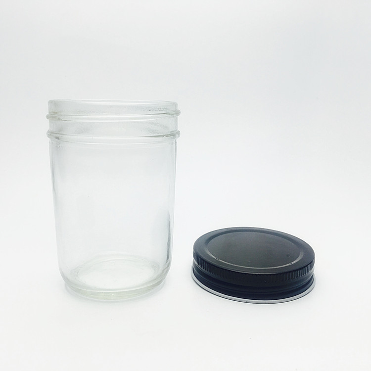 Wholesale 230ml 8oz wide mouth glass mason jar