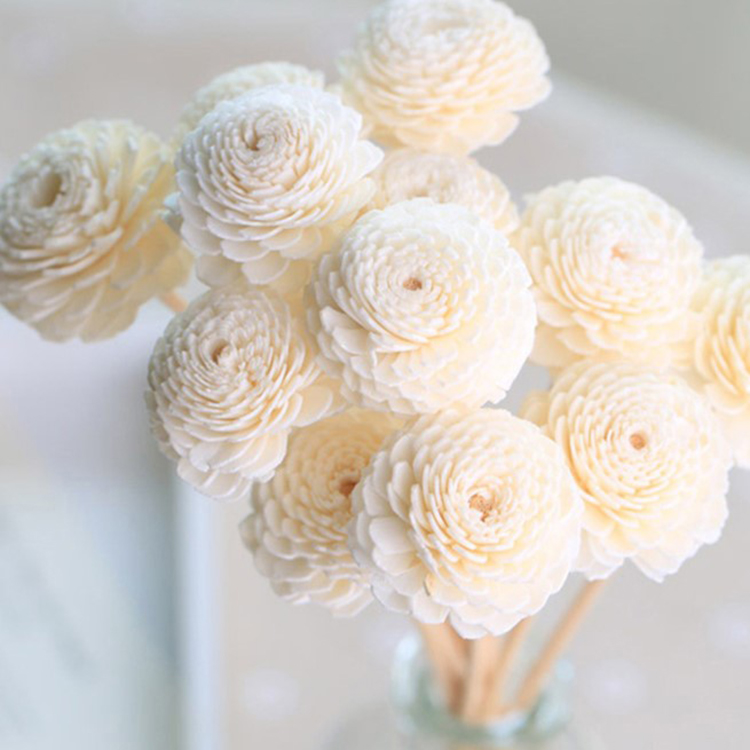 Popular handmade dried flower/Chrysanthemum design nature sola flower