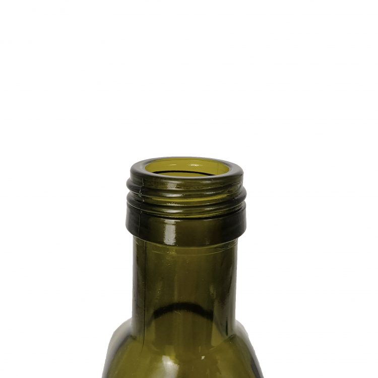 250ml Green square olive oil glass bottle emoty glass bottle for olive oil