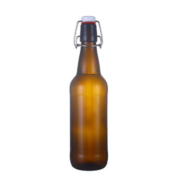 Popular 500 ml amber glass bottle/juice /beer beverage bottle for sale