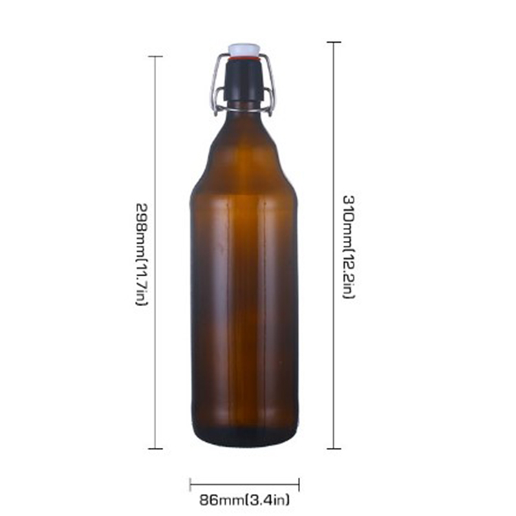 Popular 500 ml amber glass bottle/juice /beer beverage bottle for sale