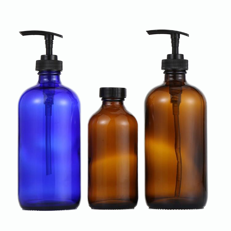 Wholesale Customized Bathroom Hand Soap dispenser Liquid Glass Bottle