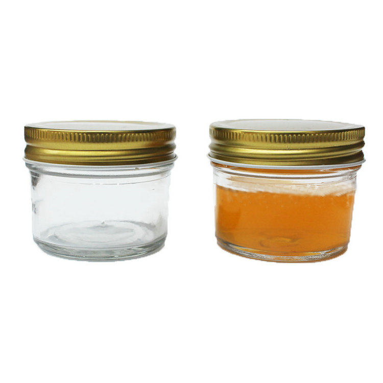 honey vegan yogurt glass mason jar wholesale 100ml glass jar