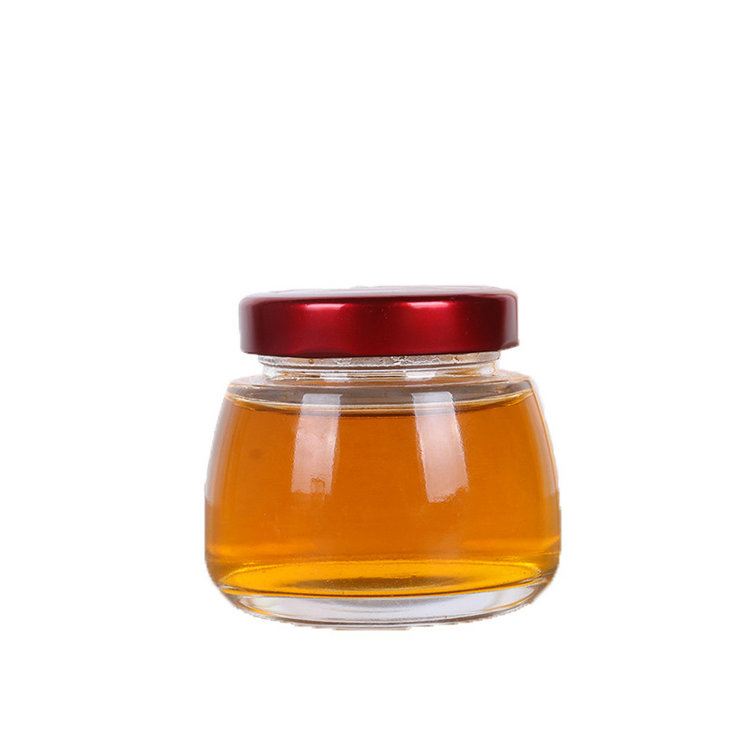 High quality hot sale 120ml pudding jelly glass bottle salad yogurt empty jar