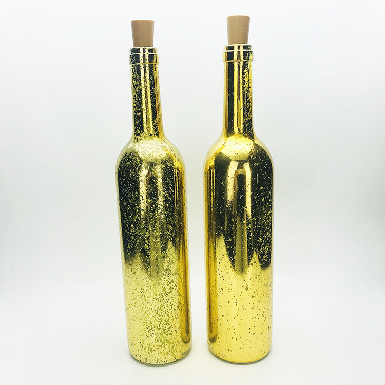 Decorative 750 ml glass bottle for sale