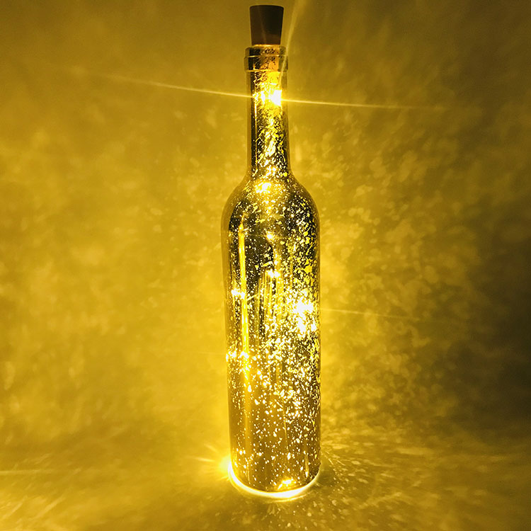 Decorative 750 ml glass bottle for sale